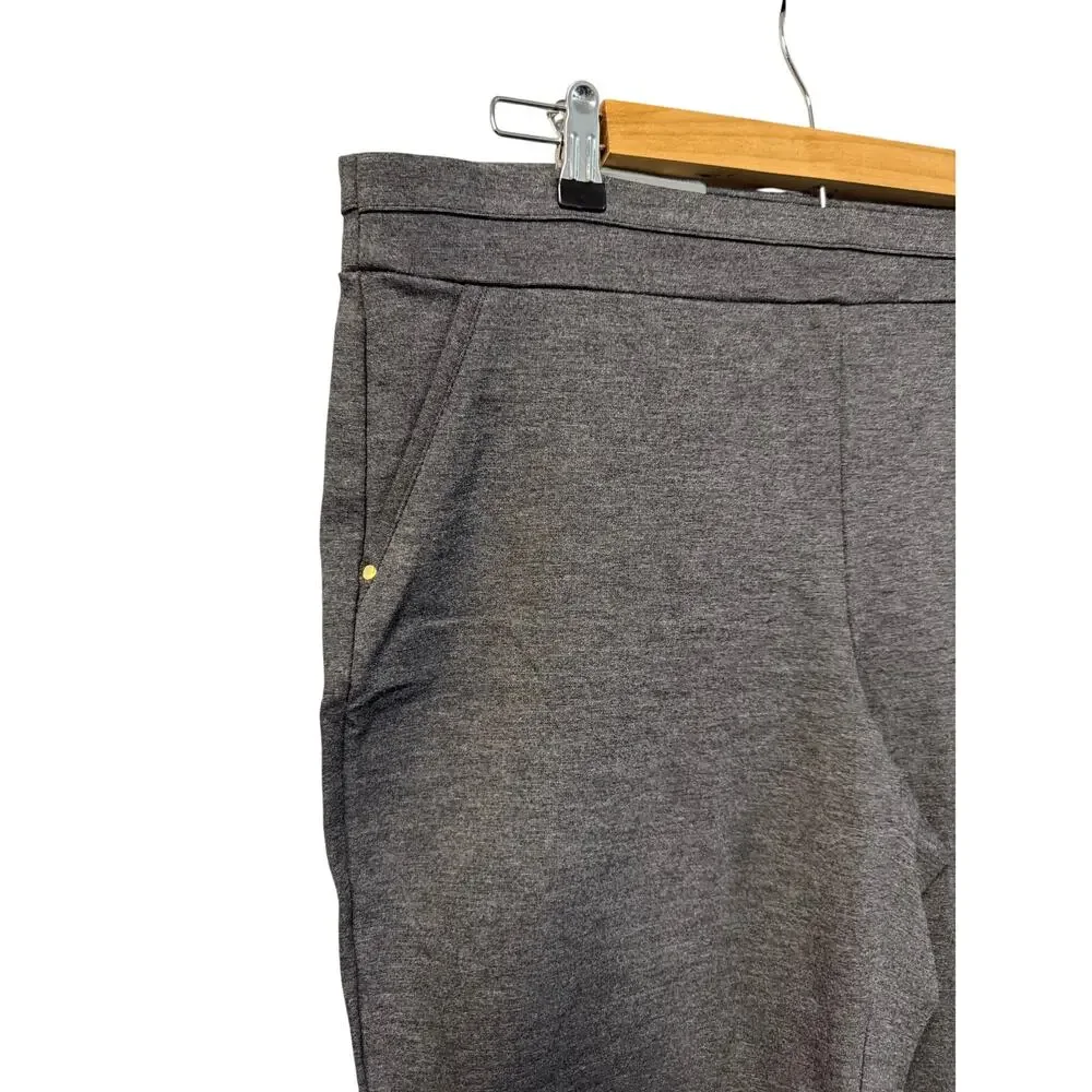JM Collection core fashion Comfort Waist Trousers women charcoal nite sz 1x
